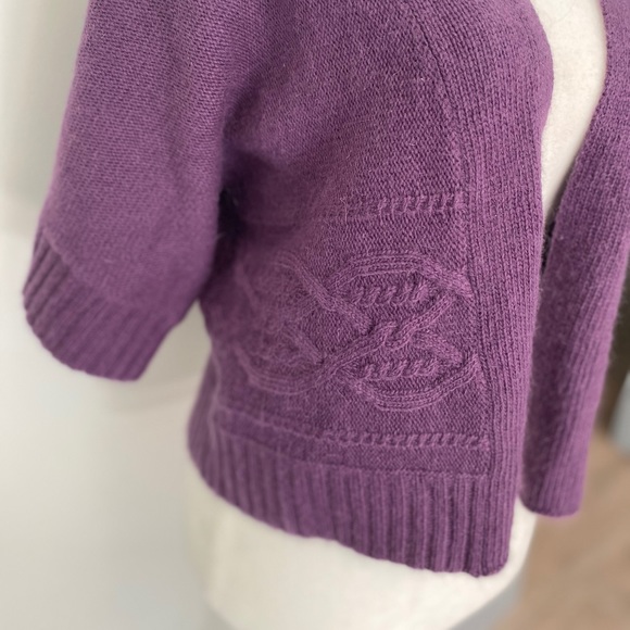 NWT Fenn Wright Manson Cable Wool/Angora Cardigan - Picture 5 of 13